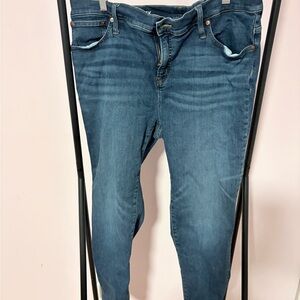 J. Crew Women's Toothpick Skinny Jeans in Classic Denim